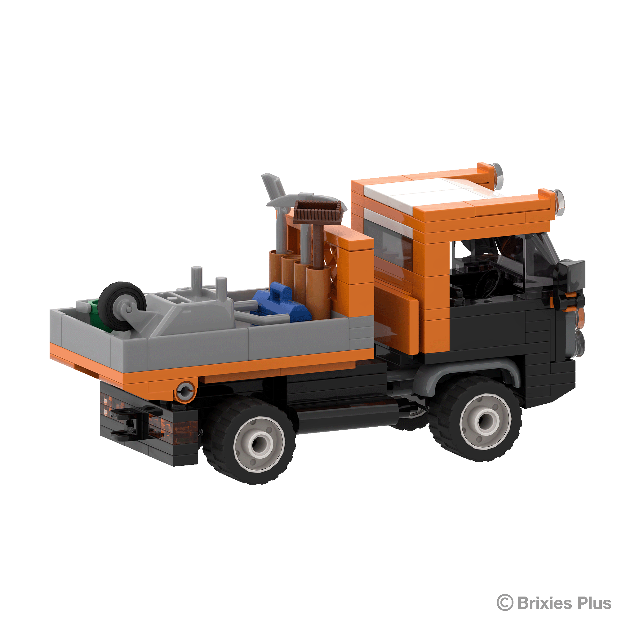 BRIXIES Plus Lindner Uni Trac Municipal orange