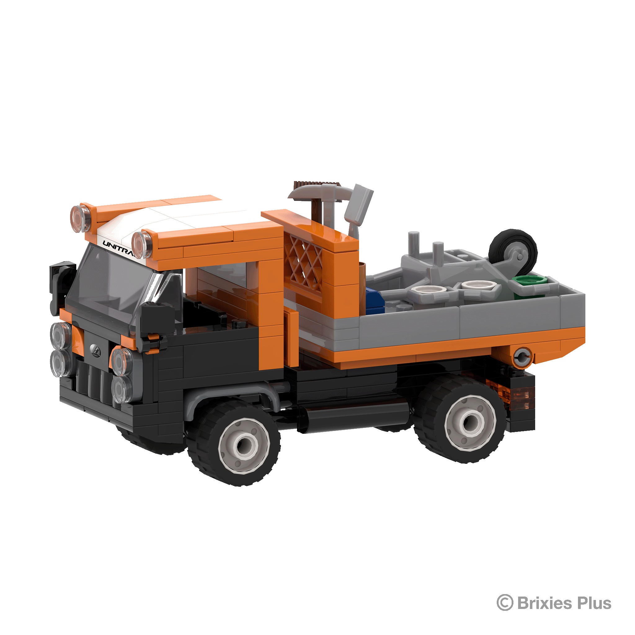 BRIXIES Plus Lindner Uni Trac Municipal orange