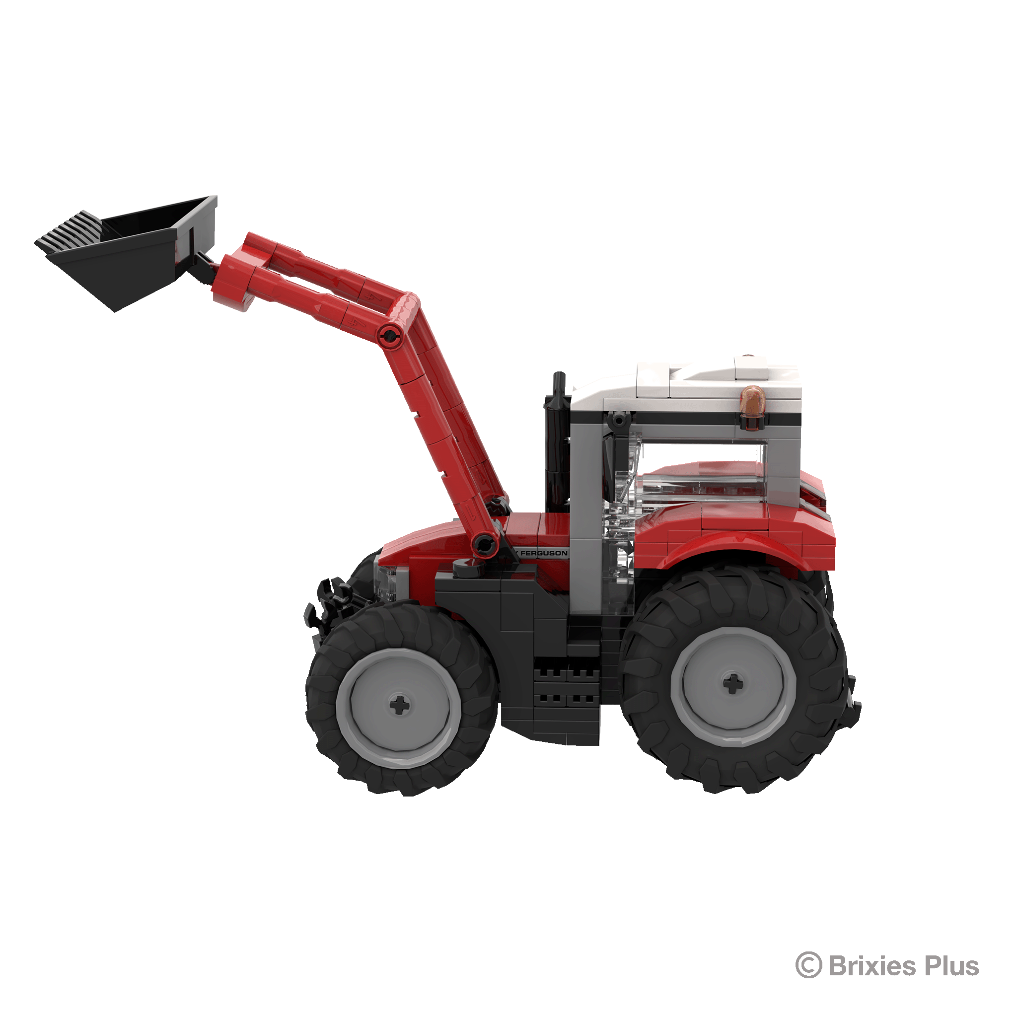 BRIXIES Plus Massey 5S with front loader - 1:32