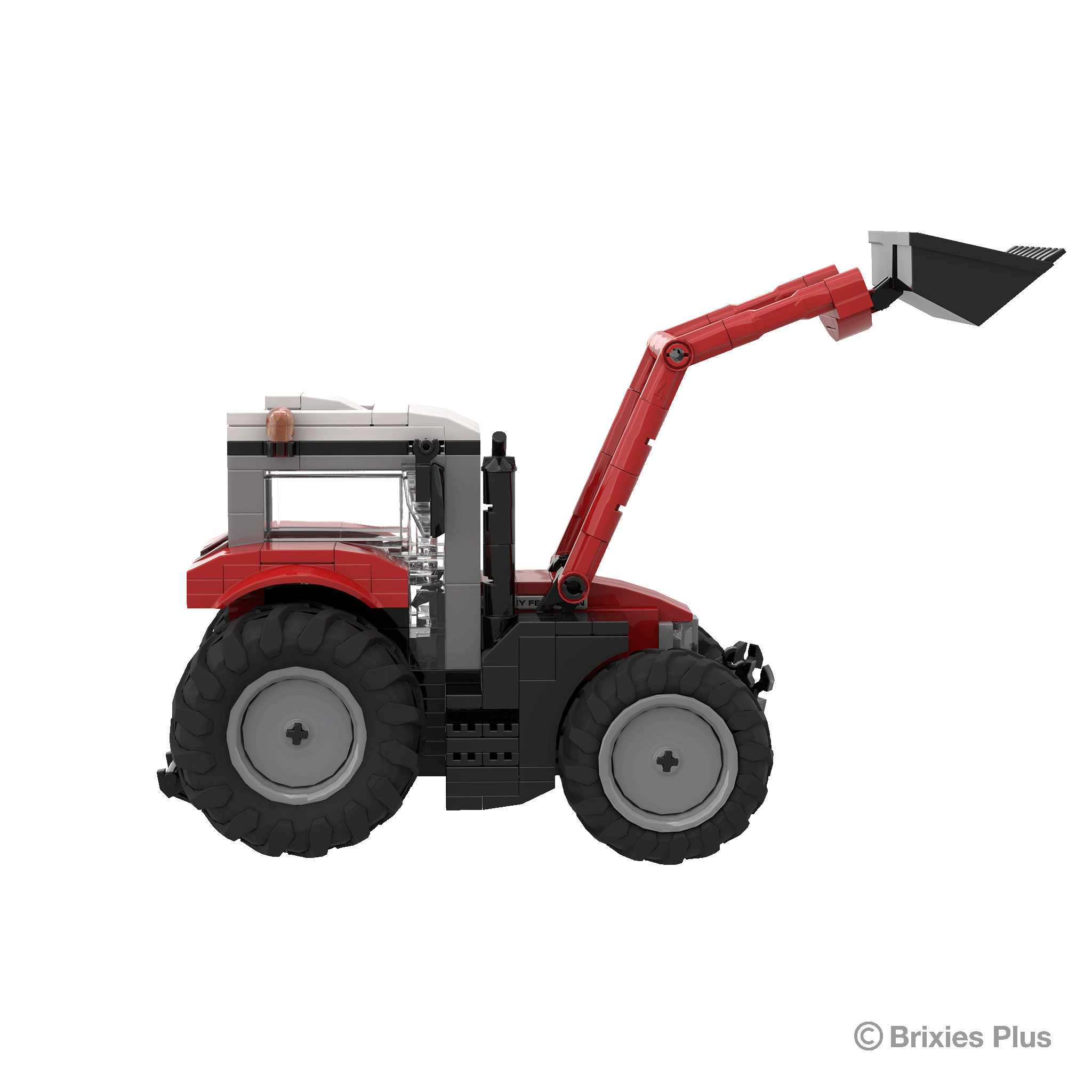 BRIXIES Plus Massey 5S with front loader - 1:32