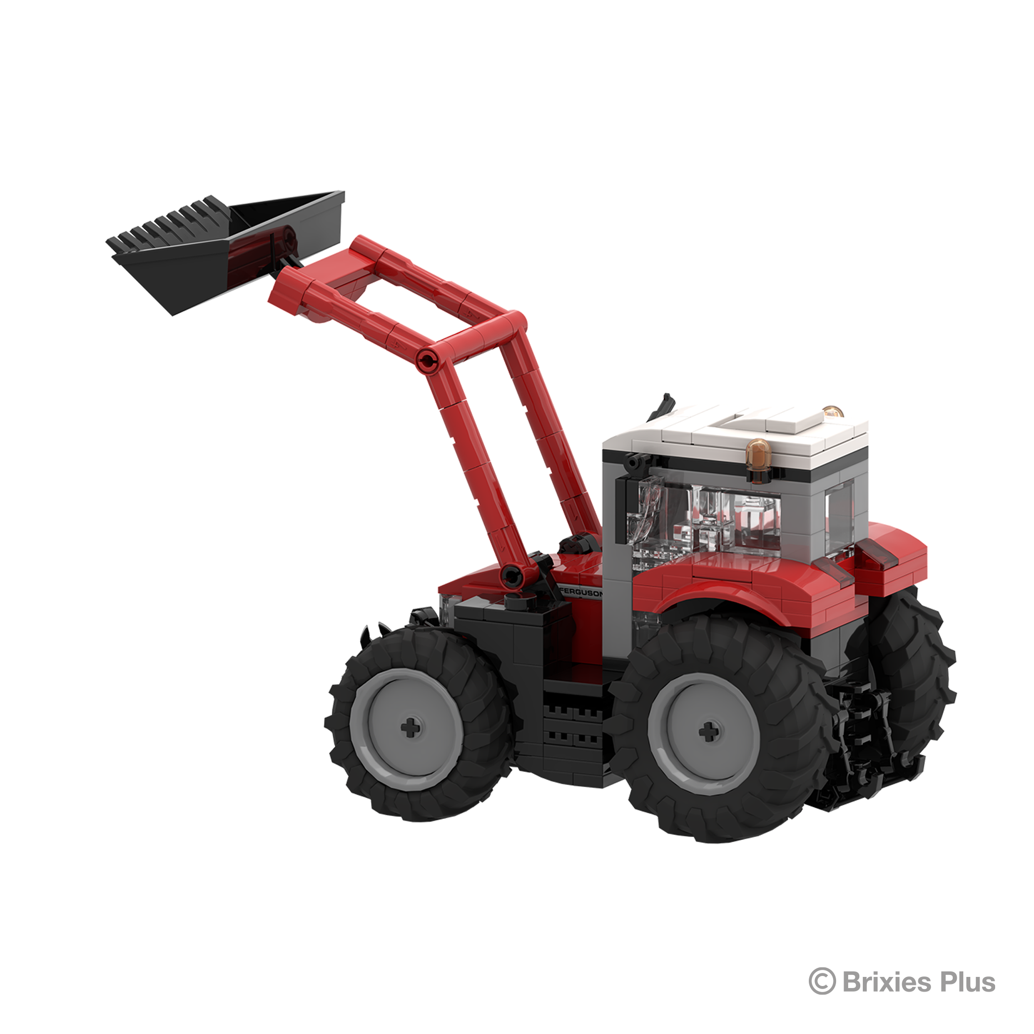 BRIXIES Plus Massey 5S mit Frontlader - 1:32