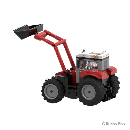 BRIXIES Plus Massey 5S mit Frontlader - 1:32