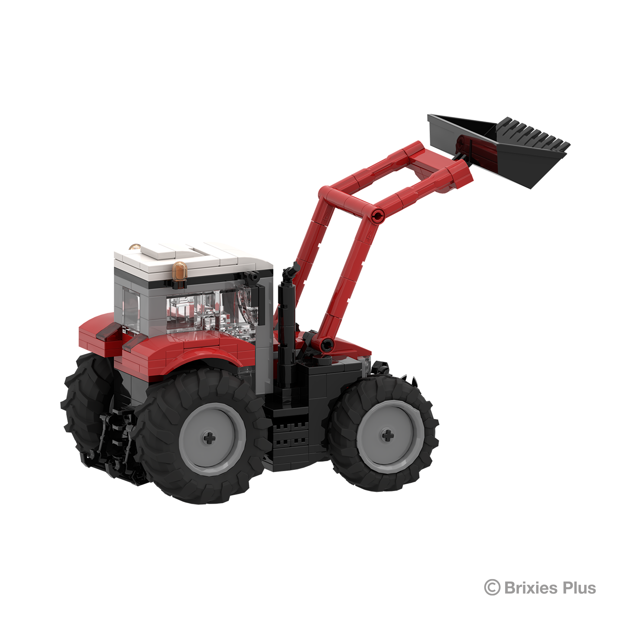 BRIXIES Plus Massey 5S with front loader - 1:32