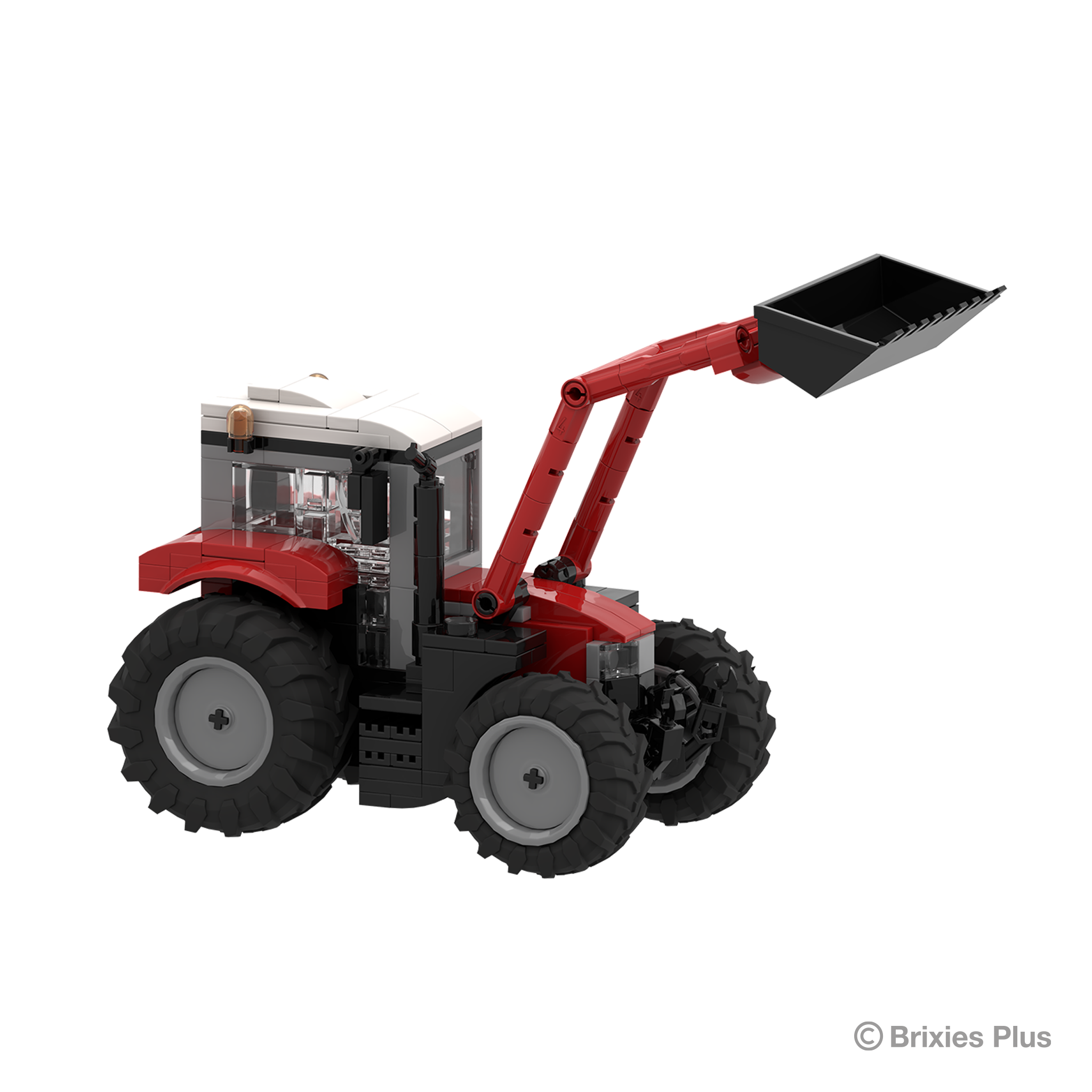BRIXIES Plus Massey 5S with front loader - 1:32