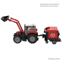 BRIXIES Plus Massey 5S mit Frontlader - 1:32