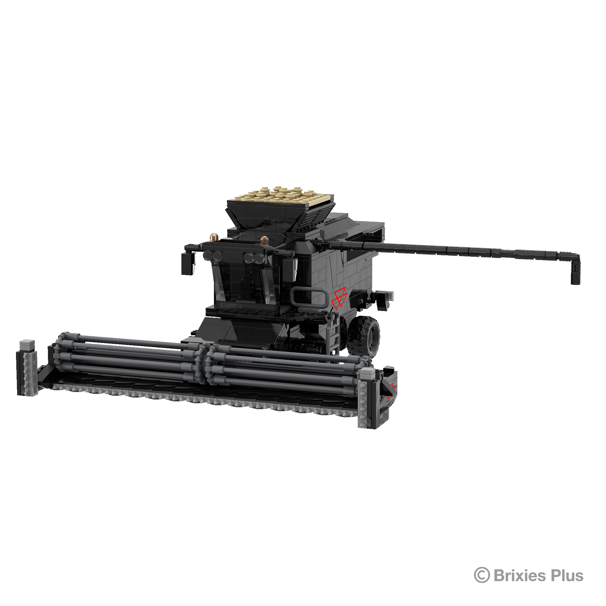 BRIXIES Plus Massey Ferguson Ideal Mähdrescher - 1:32