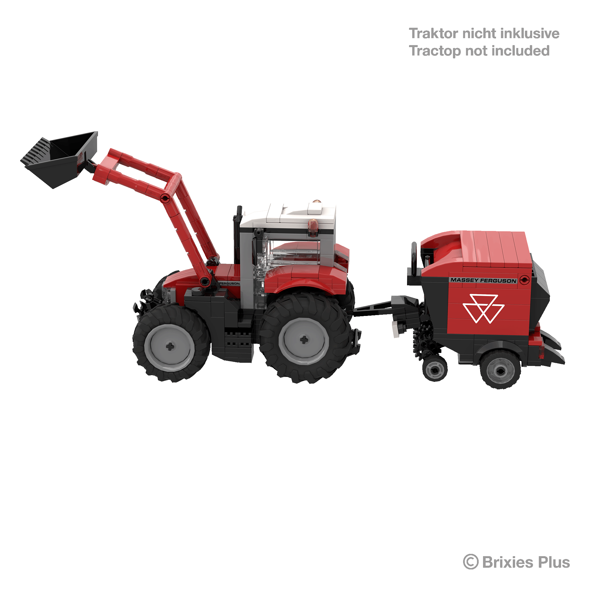 BRIXIES Plus Massey Ferguson RB F round baler - 1:32