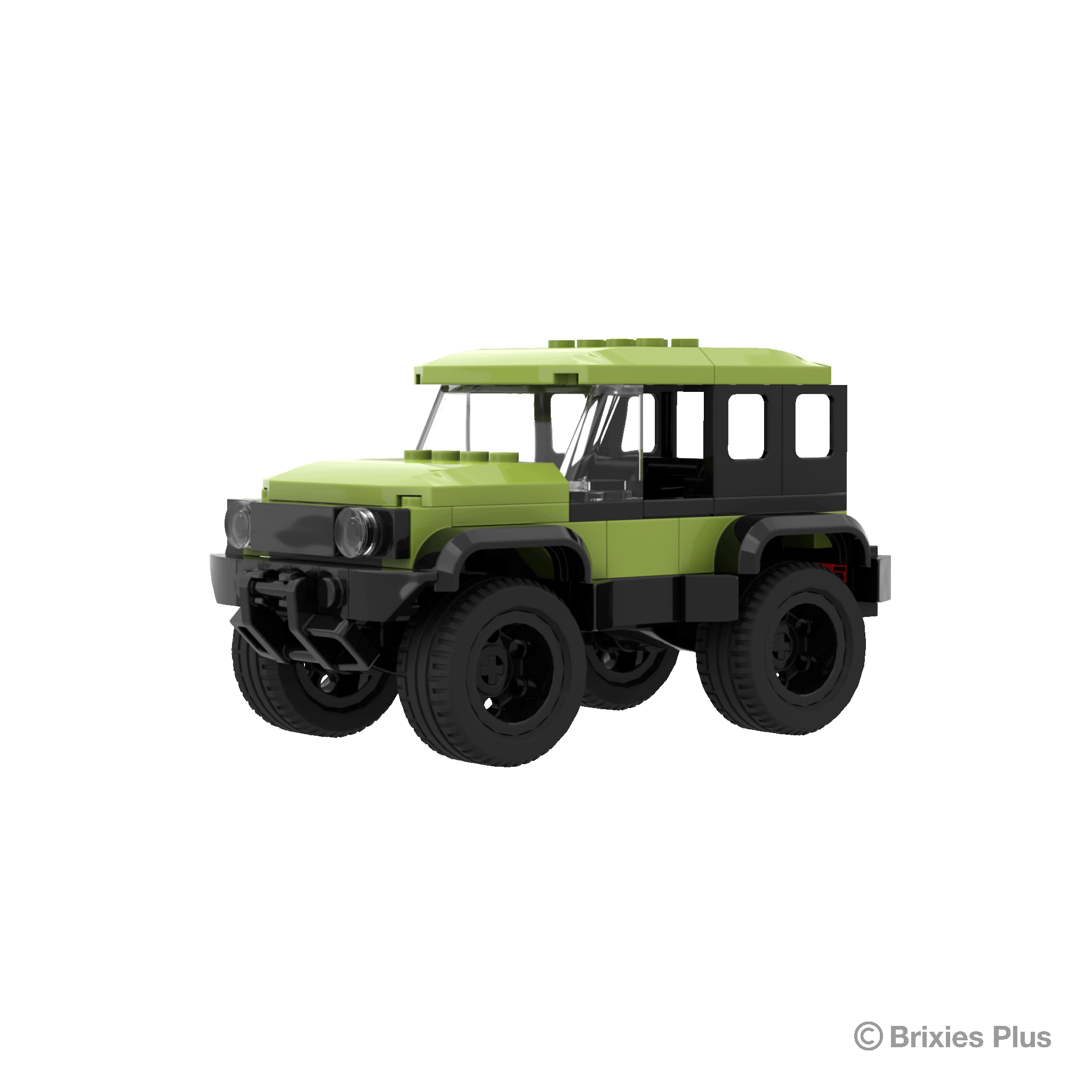 BRIXIES Plus Mini Geländewagen grün / Mini Off Roader green
