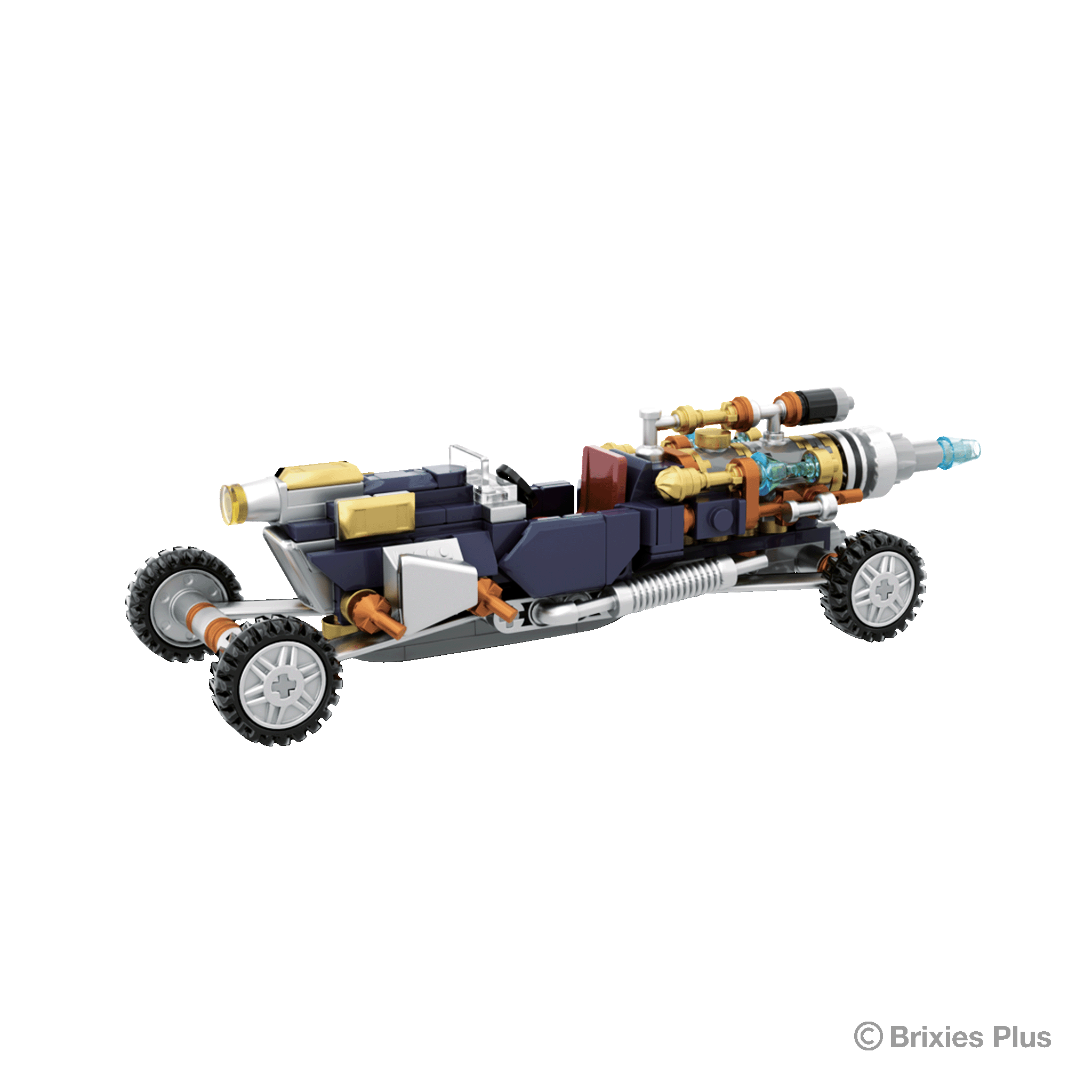 BRIXIES Plus Steampunk Race Car