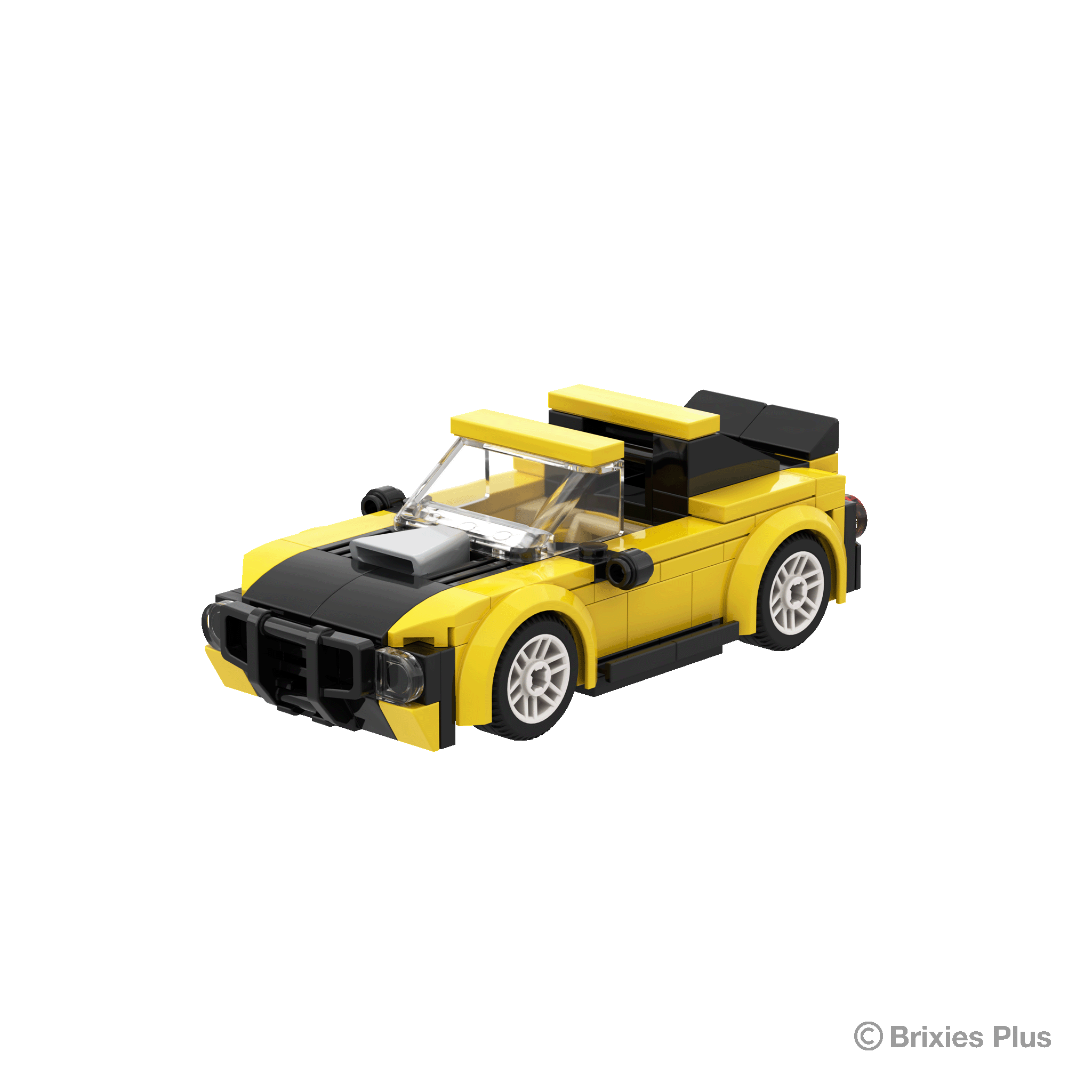 BRIXIES Plus Mini Racer yellow / Mini Racer yellow