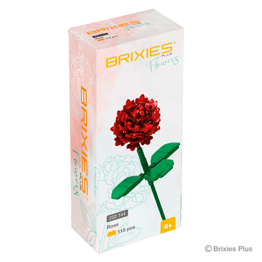 BRIXIES Plus Flowers Rose