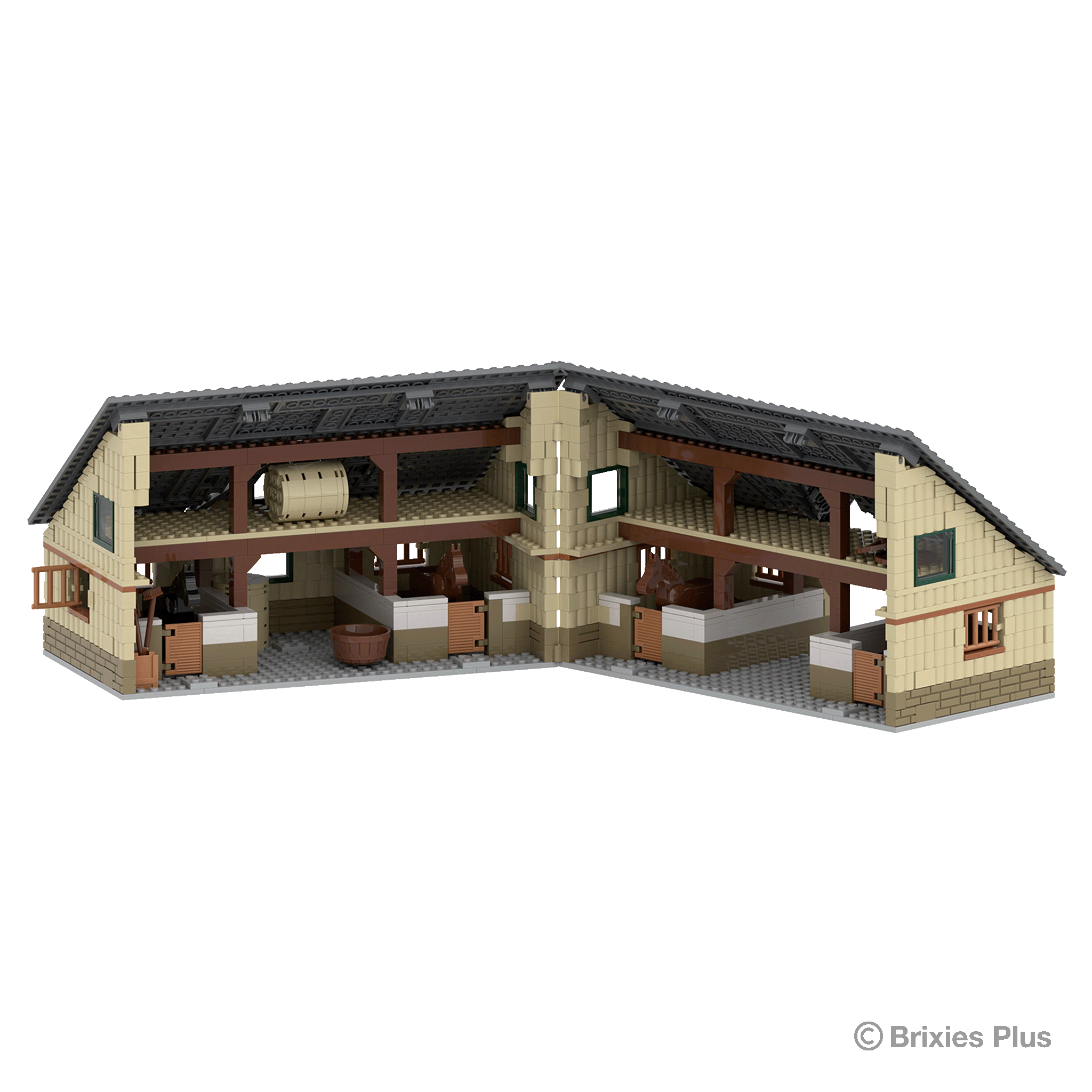 BRIXIES Plus Scheune/Pferdestall / Barn/horse stable