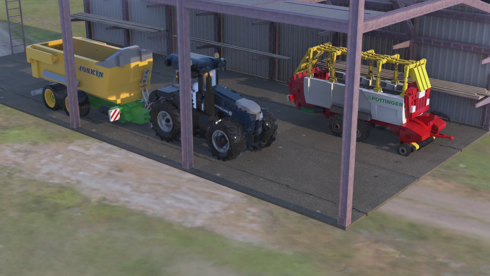 Video laden: BRIXIES Plus New Holland T6