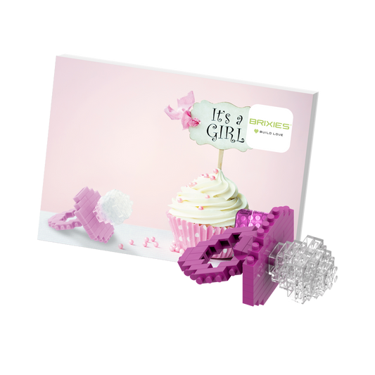 BRIXIES Postkarte Baby Mädchen