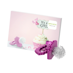 BRIXIES Postkarte Baby Mädchen
