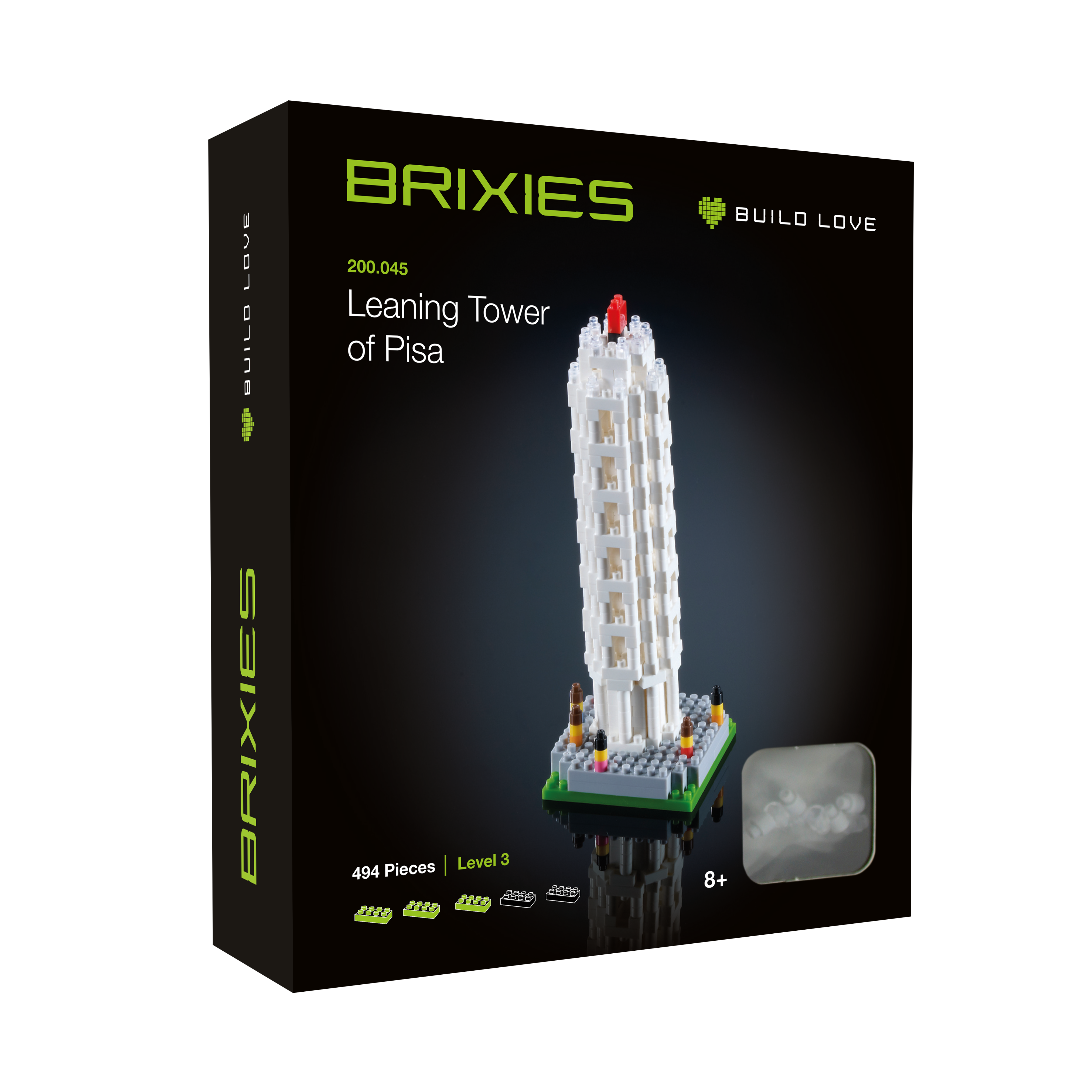 BRIXIES Schiefer Turm von Pisa