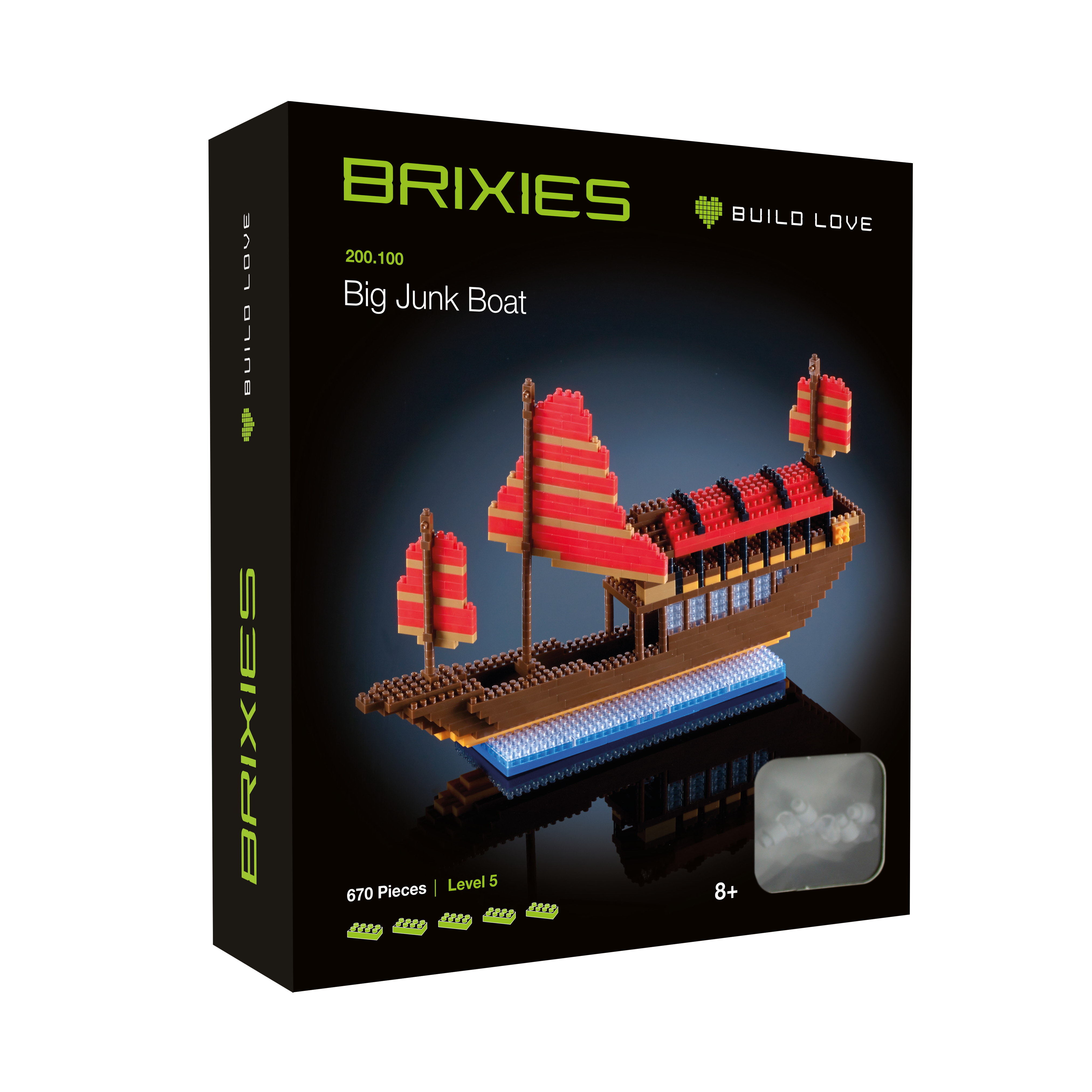 BRIXIES Large Dragon Boat