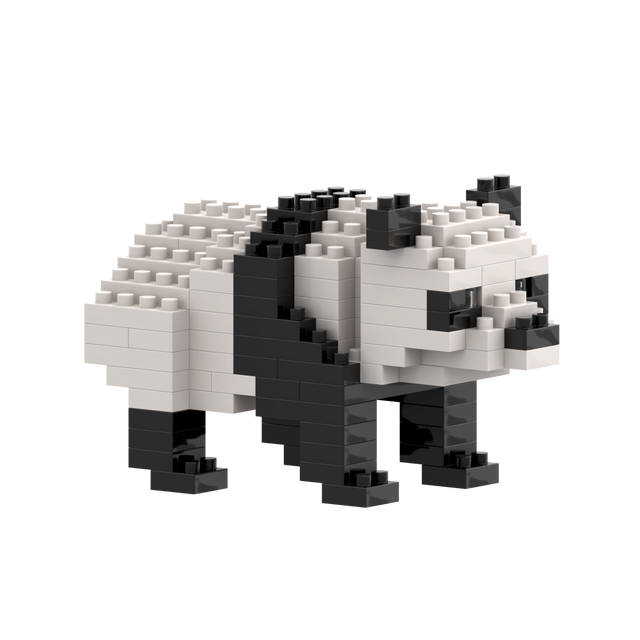 BRIXIES Panda Bär (stehend)
