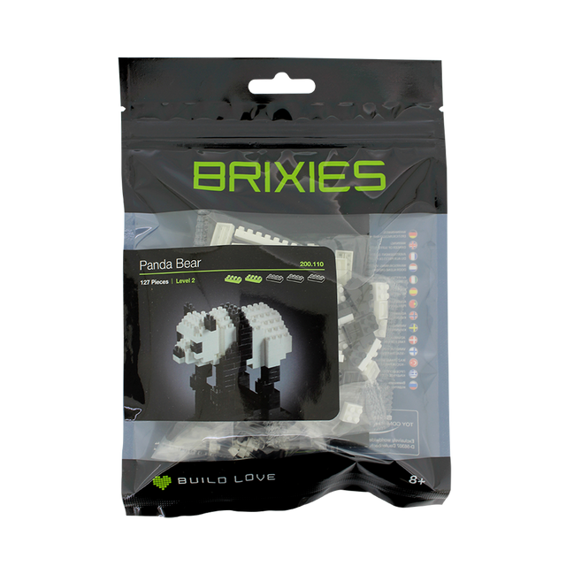 BRIXIES Panda Bär (stehend)