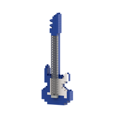 BRIXIES E-Gitarre blau