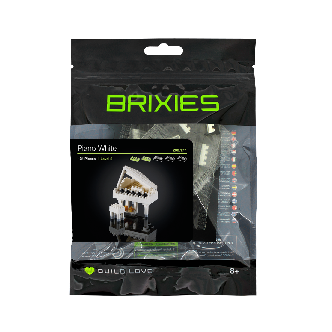 BRIXIES piano (grand piano) white