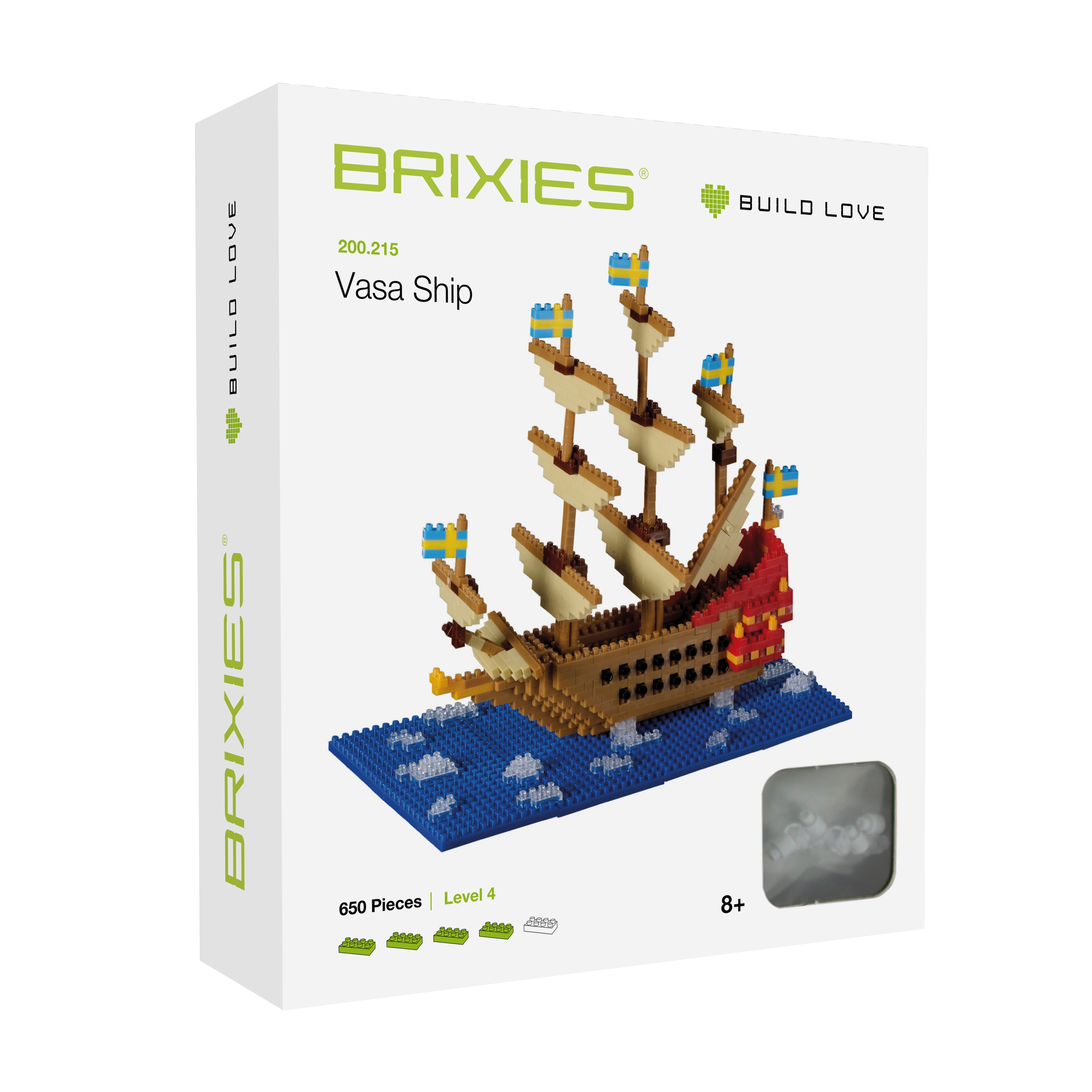 BRIXIES Vasa Schiff