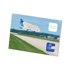 BRIXIES Postkarte Flugzeug