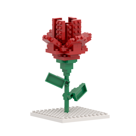 BRIXIES Postkarte Blume