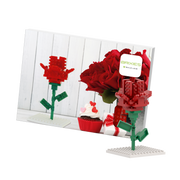 BRIXIES Postkarte Blume