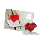 BRIXIES Postkarte Herz
