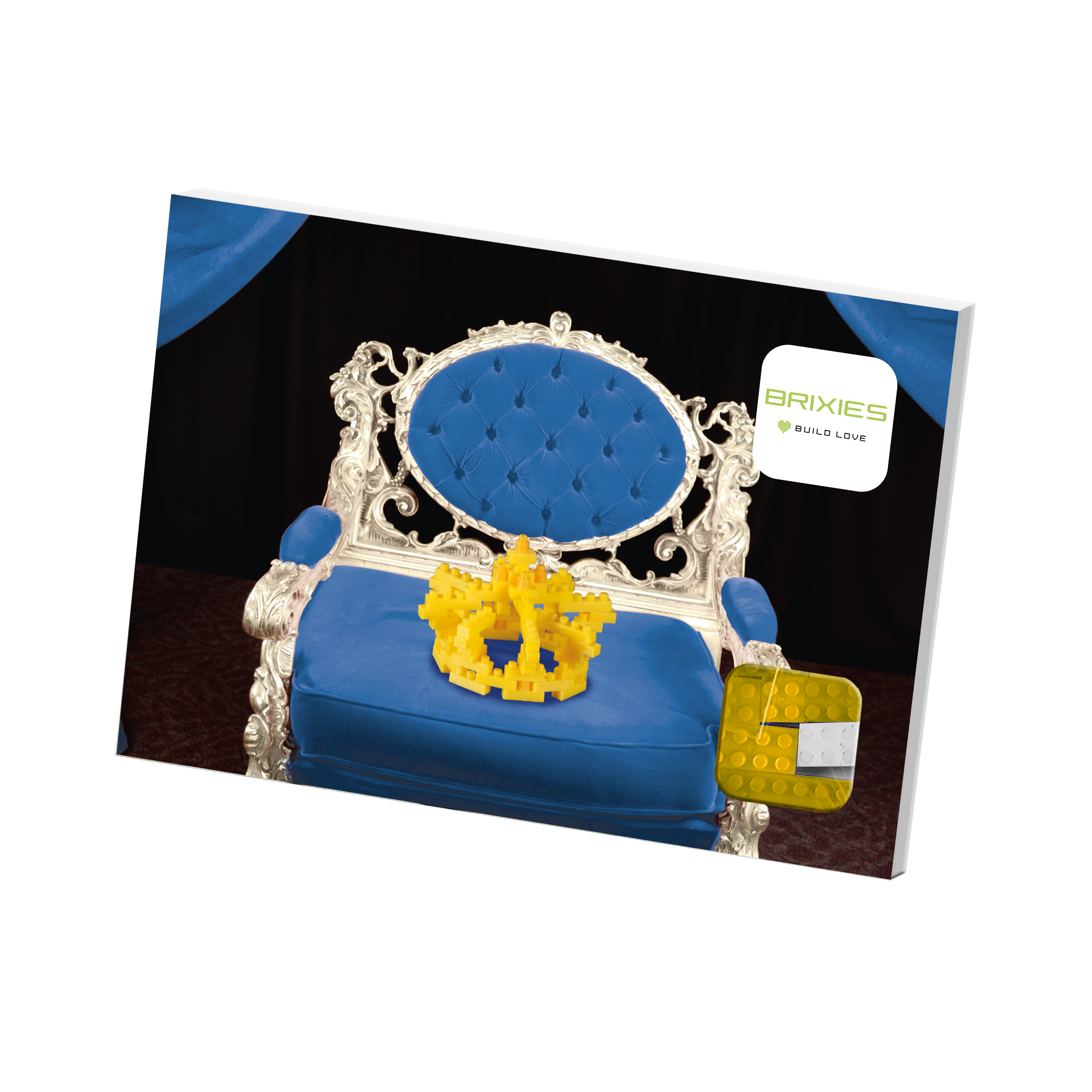 BRIXIES Postkarte Krone