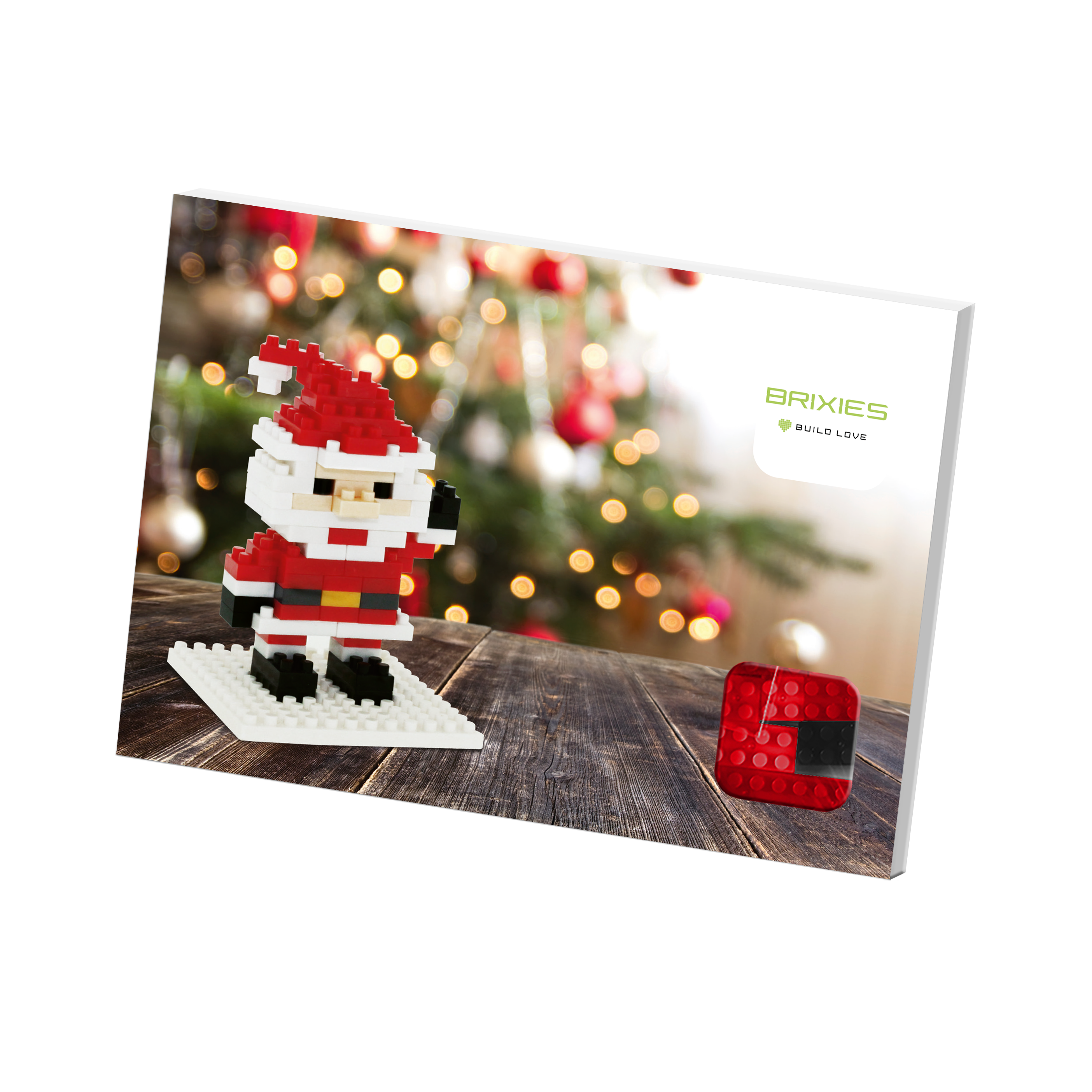 BRIXIES Postkarte Weihnachtsmann