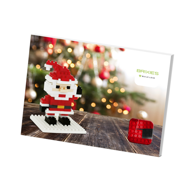BRIXIES Postkarte Weihnachtsmann