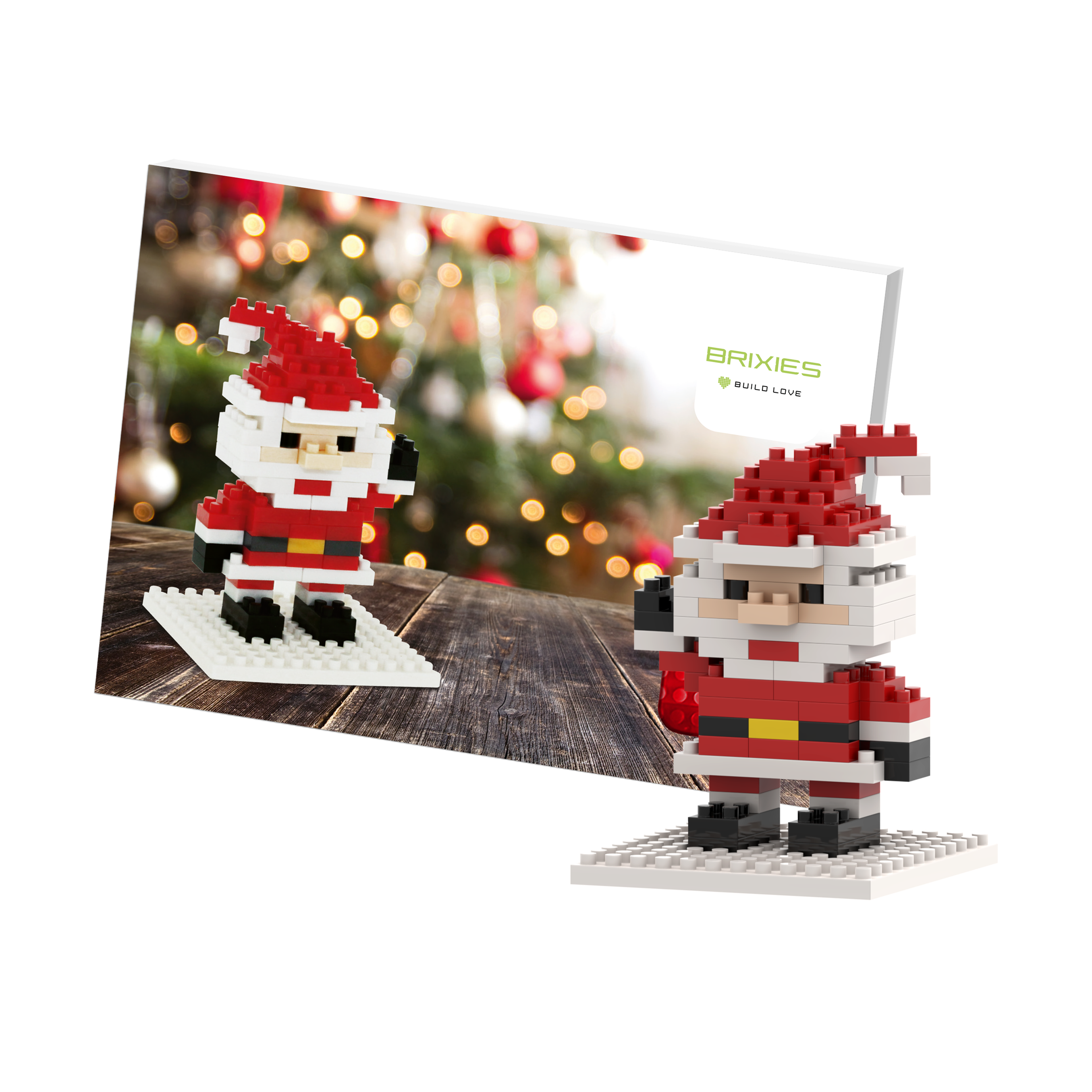 BRIXIES postcard Santa Claus