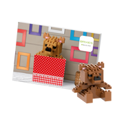 BRIXIES Postkarte Teddybär