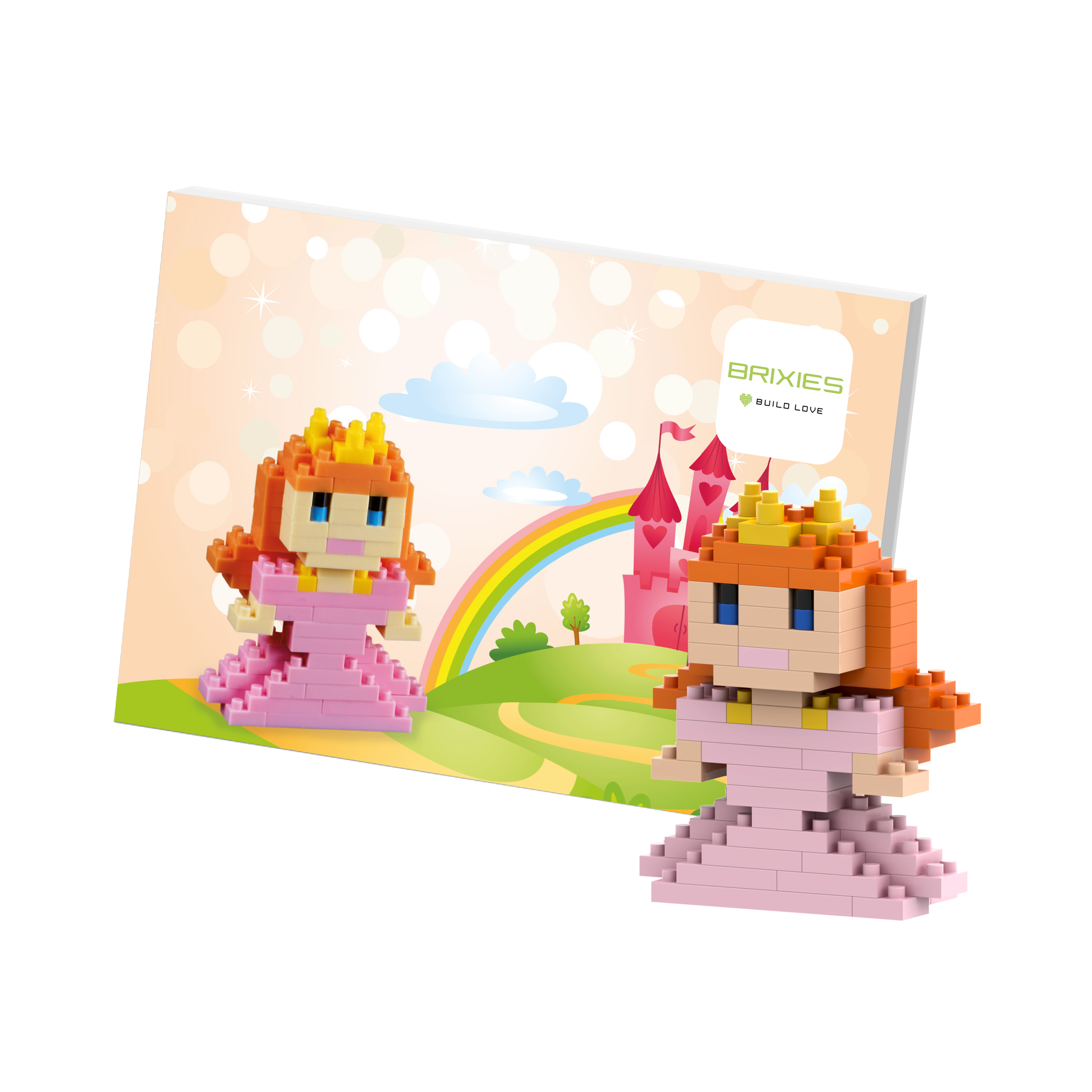 BRIXIES Postkarte Prinzessin
