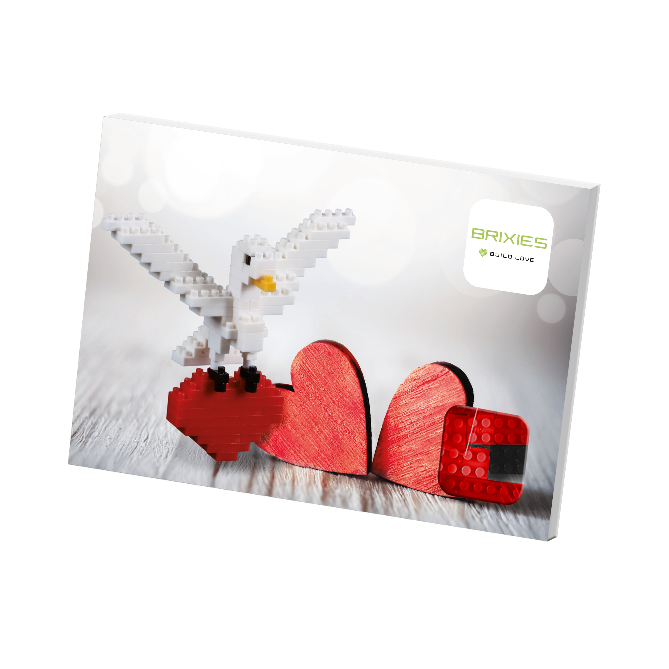 BRIXIES Postkarte Turteltaube