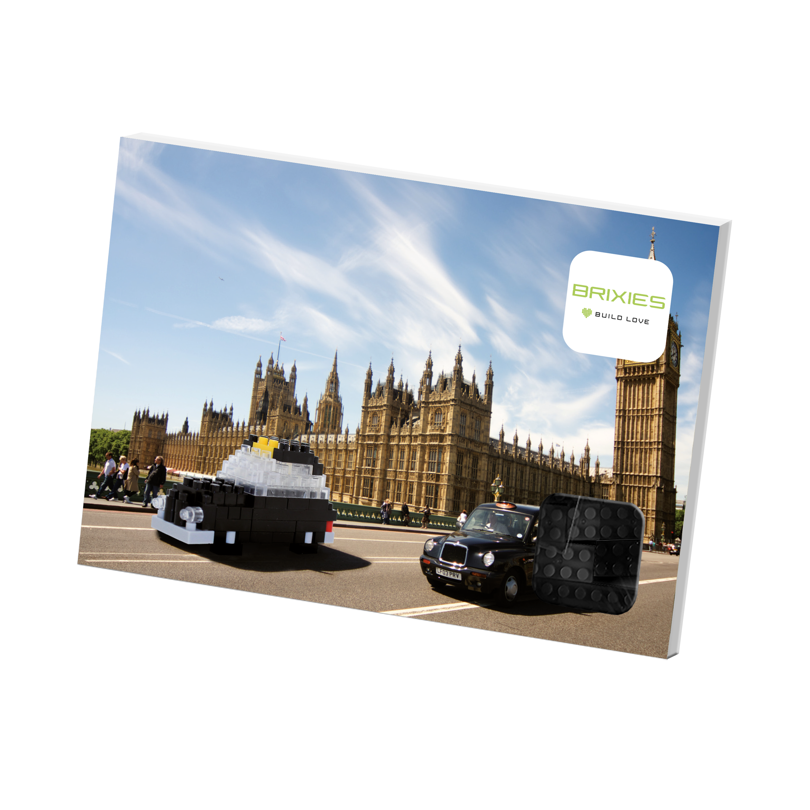 BRIXIES Postkarte London Taxi