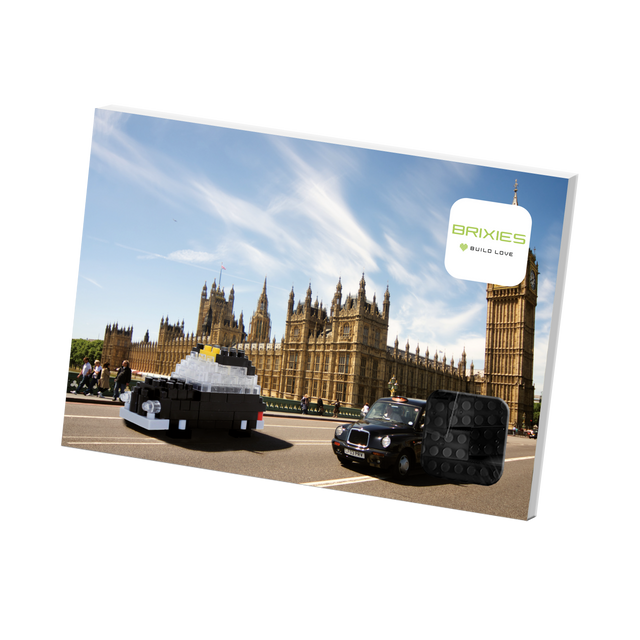BRIXIES Postkarte London Taxi