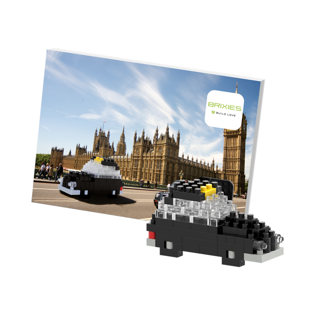 BRIXIES Postkarte London Taxi
