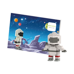 BRIXIES Postcard Astronaut