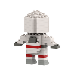 BRIXIES Postcard Astronaut