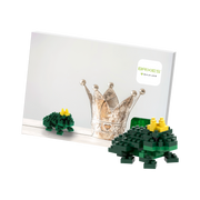 BRIXIES Postkarte Froschkönig
