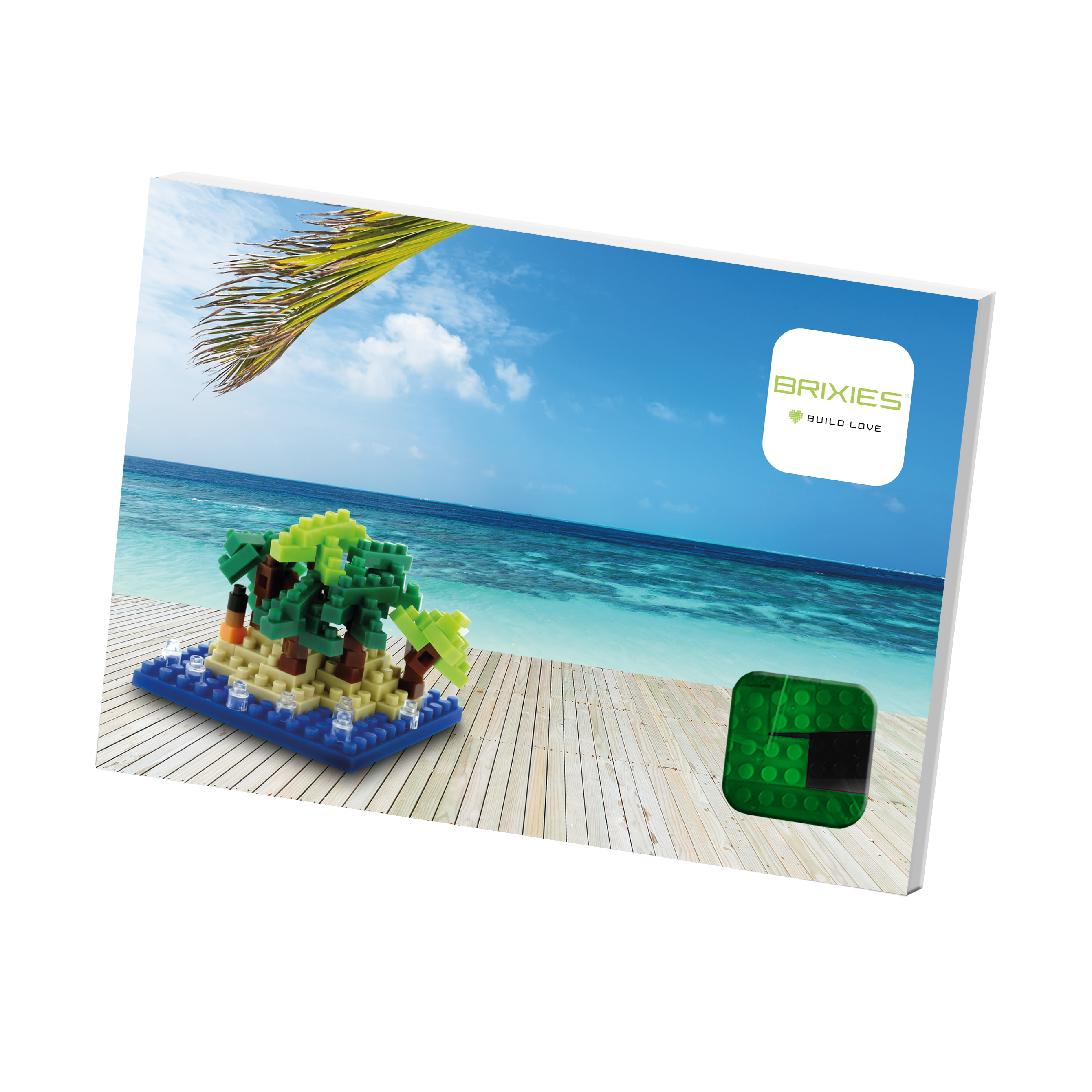 BRIXIES Postkarte Happy Holiday