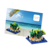 BRIXIES Postkarte Happy Holiday