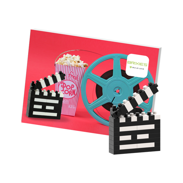 BRIXIES Postkarte Filmklappe