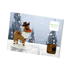 BRIXIES Postkarte Rentier