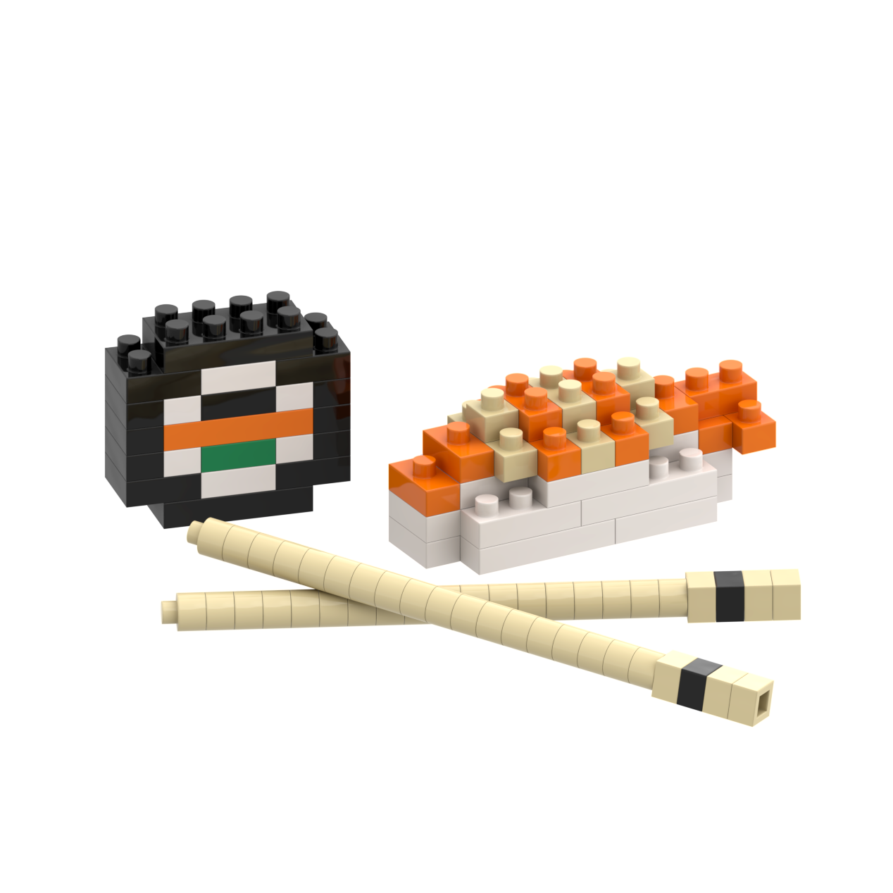 BRIXIES Postkarte Sushi
