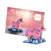 BRIXIES Postkarte Einhorn