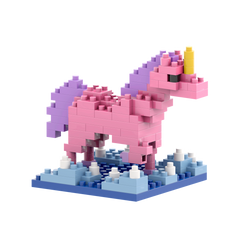 BRIXIES Postkarte Einhorn